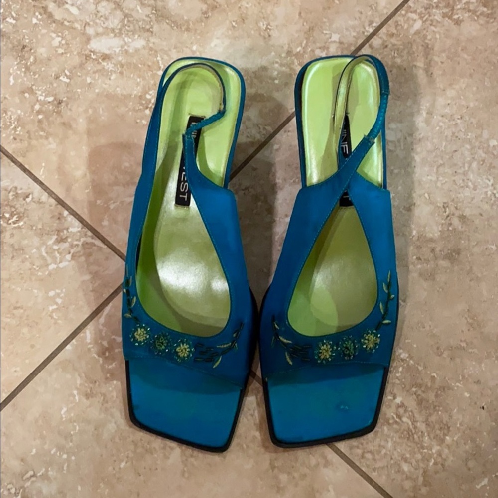 Nine West Open Toe Casual Heels